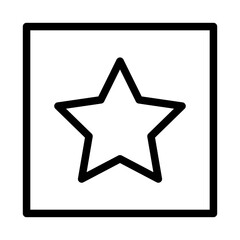Fototapeta premium favorite line icon