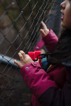 Girl exploring the world