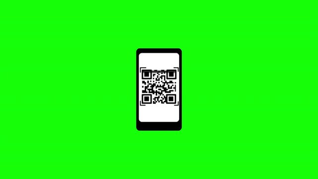 Contactless Payment And QR Code Scan Mobile Technology Concept