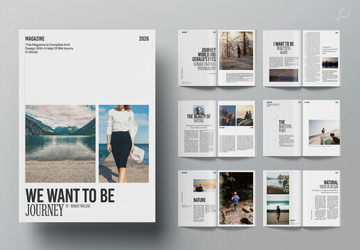 Travel Magazine Layout