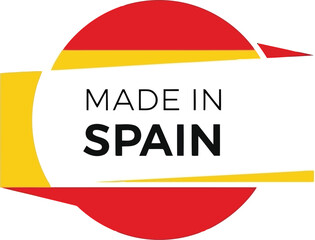 Stylish Made in Spain Badge Logo Design for Authentic Branding and Marketing © Robert