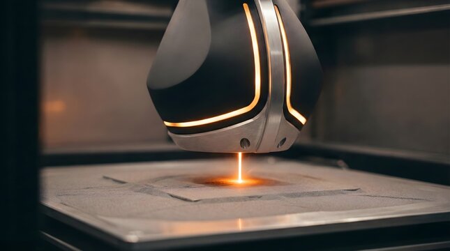 Industrial 3D Metal Printing Process with Laser Powder Bed Fusion