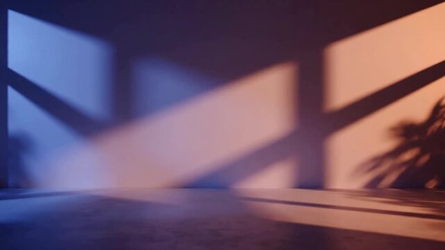 Dynamic Shadows Geometric patterns, abstract play of light, subtly shifting