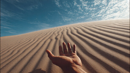 sand dunes in the desert