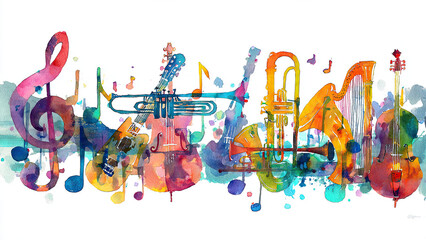 abstract music background
