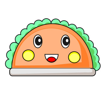 Cute orange risol cartoon character animation featuring a cheerful expression and adorable design. Designed in a modern style with simple shapes, warm tones, and eye-catching visuals. Perfect for food