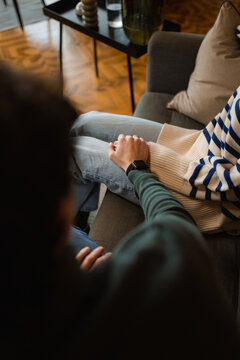 A man and a woman at a psychologist's appointment