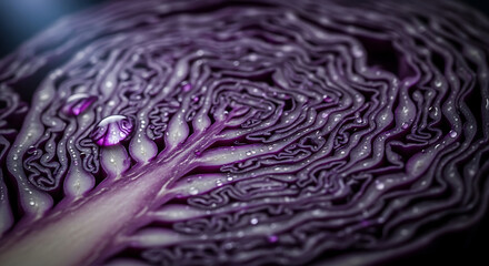 Obraz premium Purple Cabbage