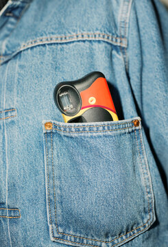 Disposable camera in the pocket