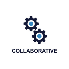 Collaborative Gears: Two interconnected gears, representing collaboration and teamwork, symbolize the power of partnership.