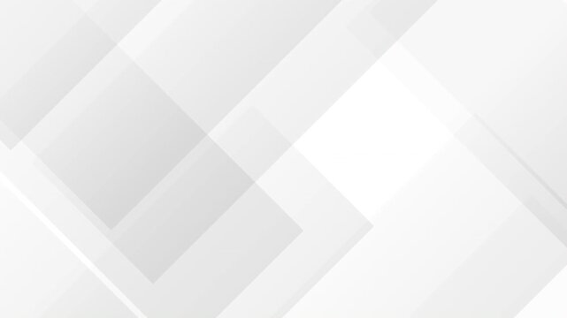 Modern abstract background white gradient geometric pattern, ideal for professional presentations. 4K Corporate white gradient background.
