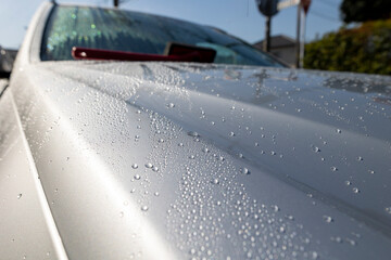 手洗い洗車のイメージ