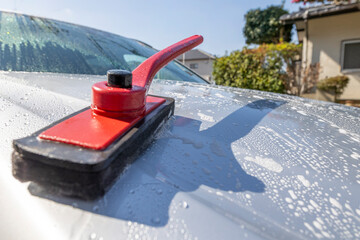 手洗い洗車のイメージ