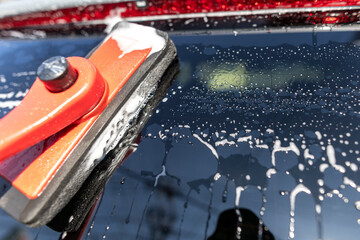 手洗い洗車のイメージ