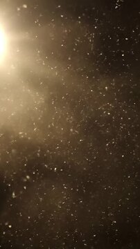 Subtle Dust Haze with Clean Background A minimalist approach where the dust forms a gentle, diffused haze rather than sharply defined particles, blending seamlessly into an unblemished, uniformly