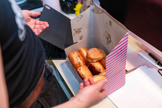 box of donuts