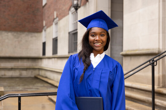  Pretty Black Teen portrait graduation 