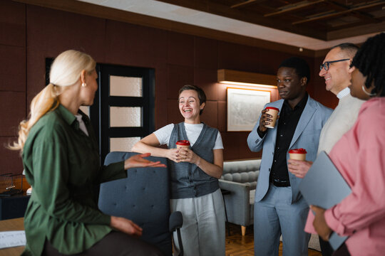 Coffee break in the office