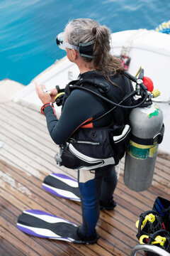 Woman Scuba Diver