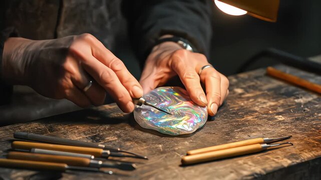 Compilation of Industrial Automation, Graffiti Removal, Cave Exploration, and Artisanal Shell Carving