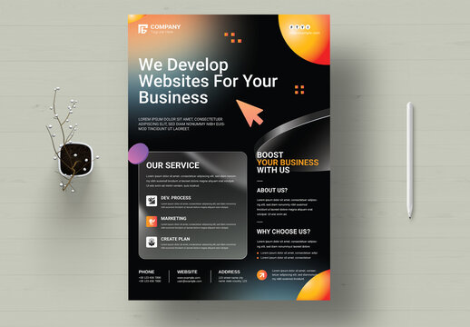 Creative Digital Agency Flyer