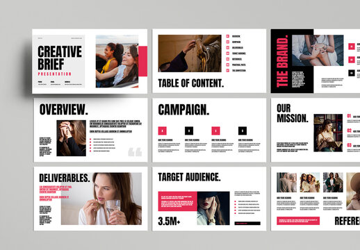 Professional Creative Brief Presentation Template