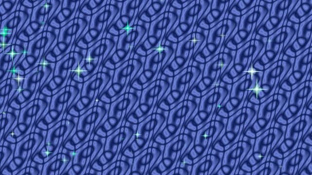 Abstract blue liquid marble pattern with sparkling highlights, seamless digital art background