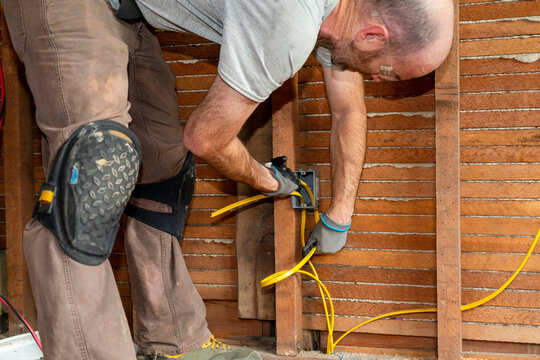 installing electrical wires