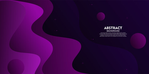 Abstract fluid wave background design with purple elements. Shape pattern element style concept. Vector Eps10