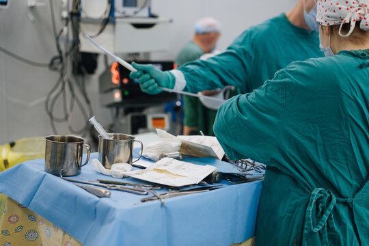 During the surgery