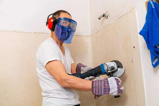 handheld angle grinder power tool