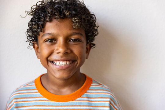 Young black boy portrait 