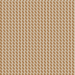Retro Geometric Textile Design Seamless Pattern For Fashion And Graphics In Beige And Brown