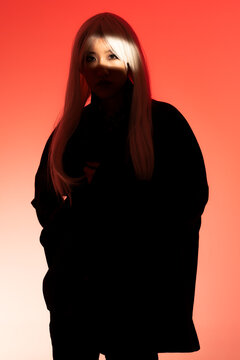A portrait of an Asian woman