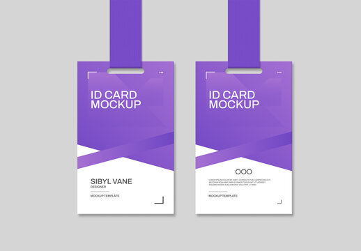 ID Card Mockup