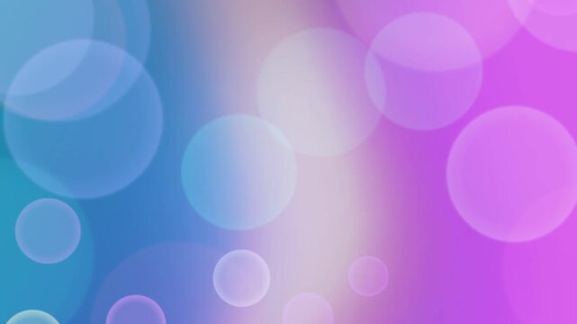 Colorful Bokeh Circles Gradient Background.