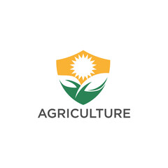 Agriculture Agrobisnis Logo Template
