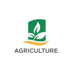 Agriculture Agrobisnis Logo Template
