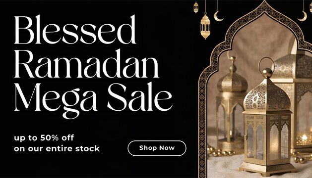 Blessed Ramadan Mega Sale.