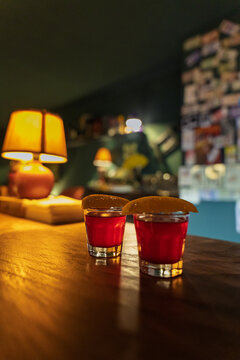 Liquor Shots in bar