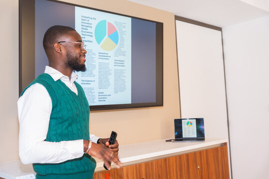 Man Giving Business Presentation