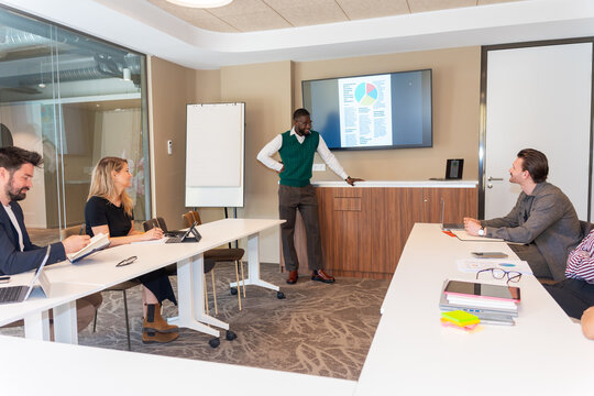 Corporate Presentation With Visual Data