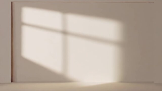 Minimalist Frame with Soft Light and Shadow Overlay