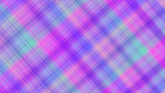 Vibrant Plaid Pattern with Purple Pink Hues.