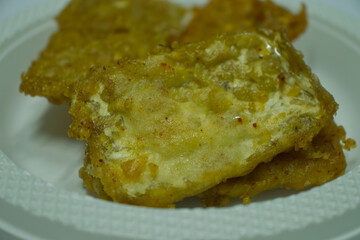 Crunchy Fried Tempe Close-Up of Golden, Crispy, and Delicious Perfection