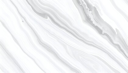 Obraz premium Abstract diagonal view of flowing white, grey, and silver marbled stone veins