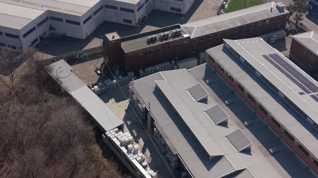 Industrial zone Aerial View