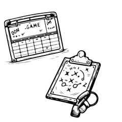 Hand-drawn construction measuring tool illustration in black and white sketch style representing precision equipment.
