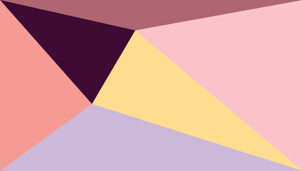 Obraz premium Colorful low poly abstract triangles background