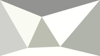 Fototapeta premium Gray white abstract triangles background geometric wallpaper